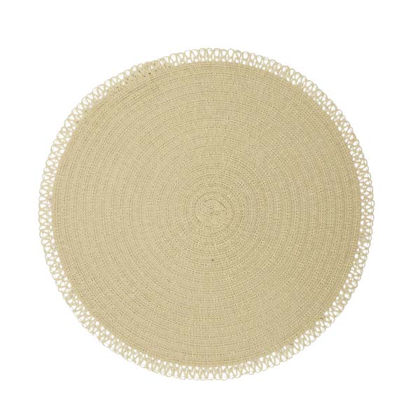 Individual para mesa marfil