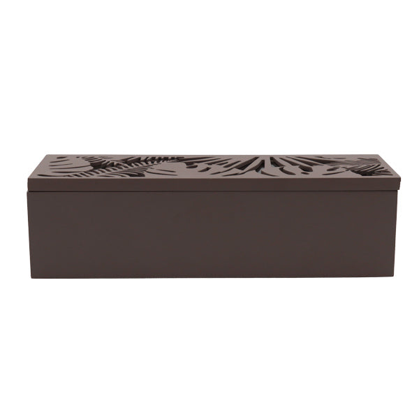 Caja para té 3 divisiones café