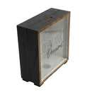 Caja decorativa alcancía negro