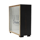 Caja decorativa alcancía negro