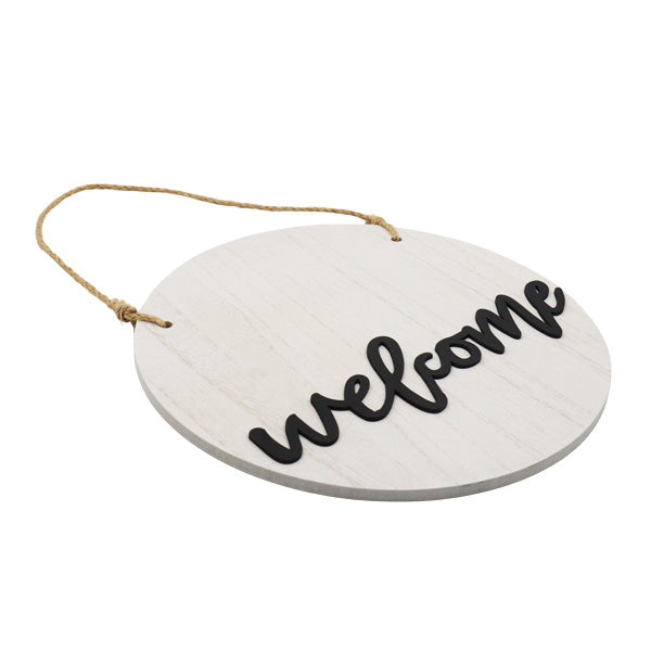 Letrero decorativo welcome