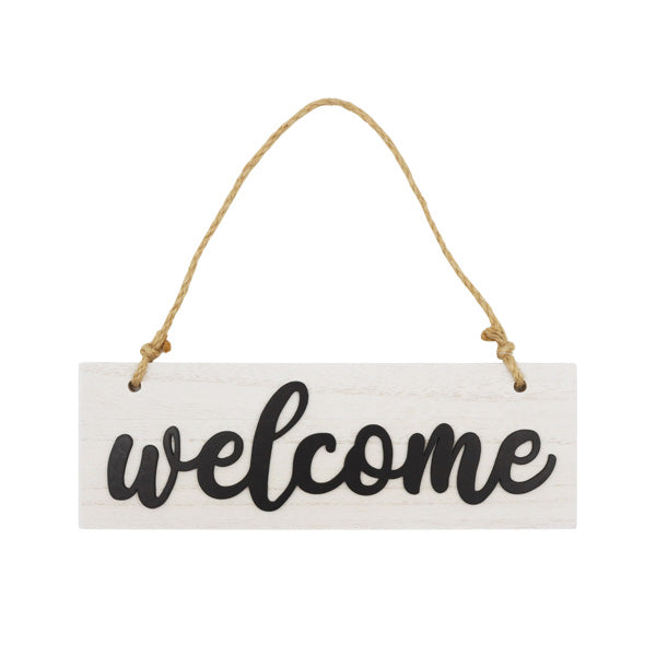 Letrero decorativo welcome