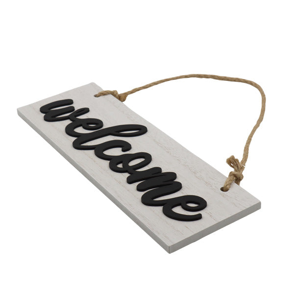 Letrero decorativo welcome