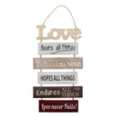 Letrero decorativo love