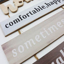 Letrero decorativo welcome