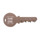 Colgante para llaves café