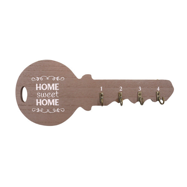 Colgante para llaves café