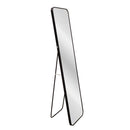 Espejo de pie dorado