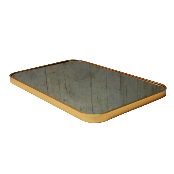 Espejo decorativo dorado