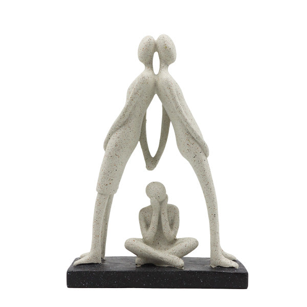 Figura familia decorativa