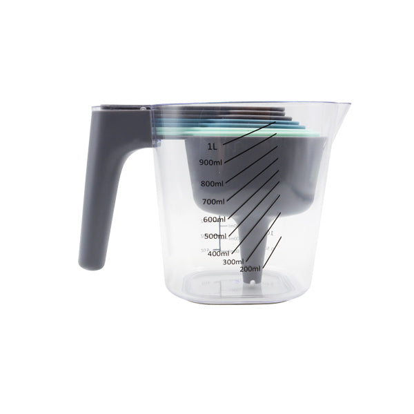 Set taza y cucharas para medir