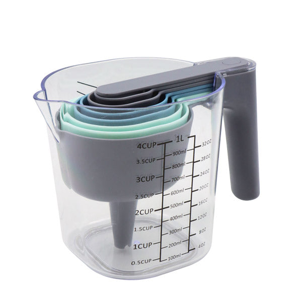 Set taza y cucharas para medir