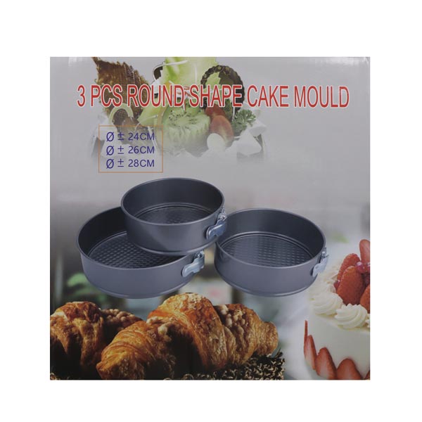 Set 3 moldes desmontables