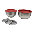 Set 2 tazones acero inox