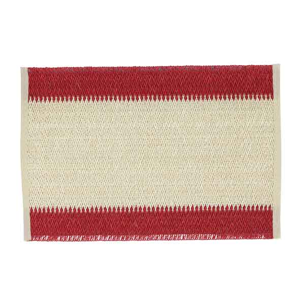 Individual para mesa rojo