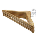 Set 5 ganchos para ropa madera
