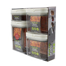 Set 4 envases para granos