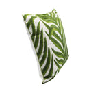 Cojín decorativo hojas verdes