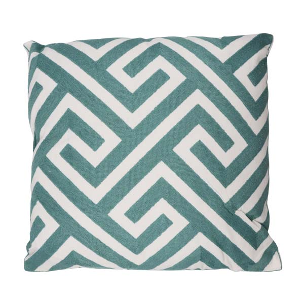 Cojín decorativo azul