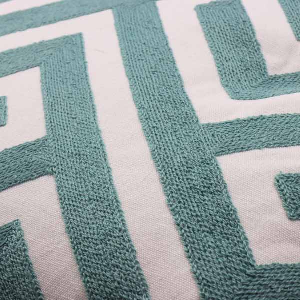 Cojín decorativo azul