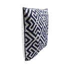 Cojín decorativo azul