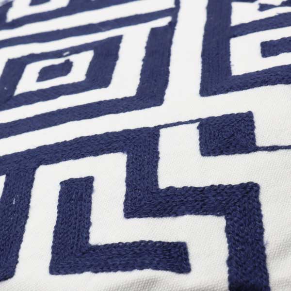 Cojín decorativo azul