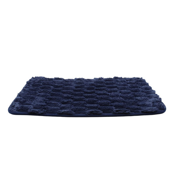 Alfombra para baño azul