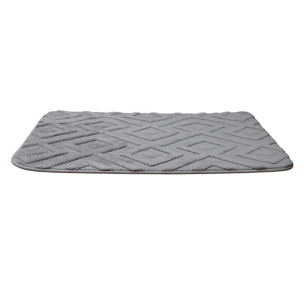 Alfombra para baño gris