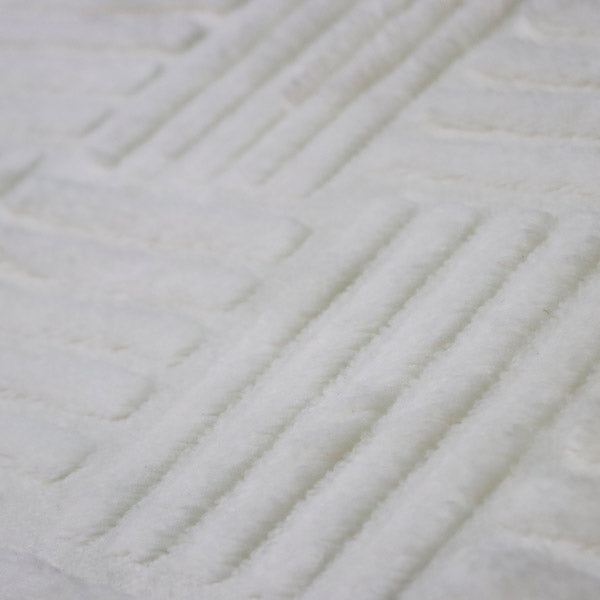 Alfombra para baño blanca