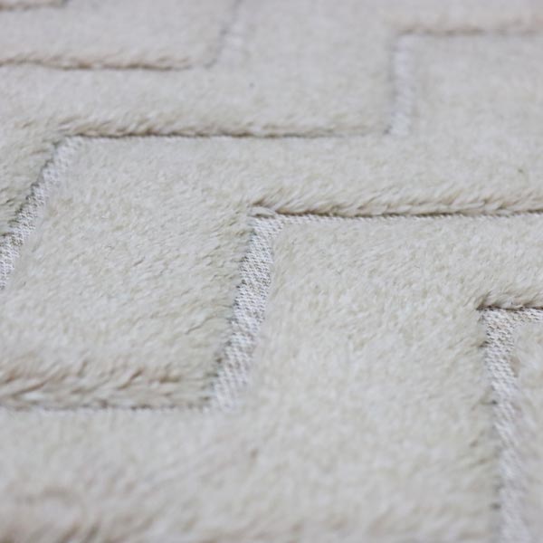 Alfombra para baño beige