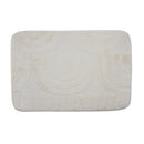 Alfombra para baño marfil