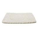 Alfombra para baño marfil