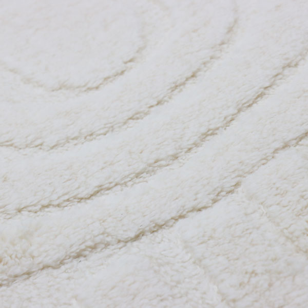 Alfombra para baño marfil