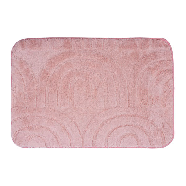 Alfombra para baño rosa