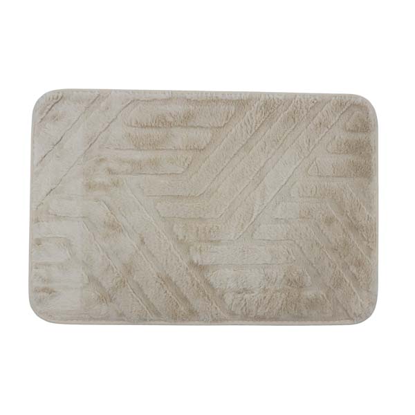 Alfombra para baño beige