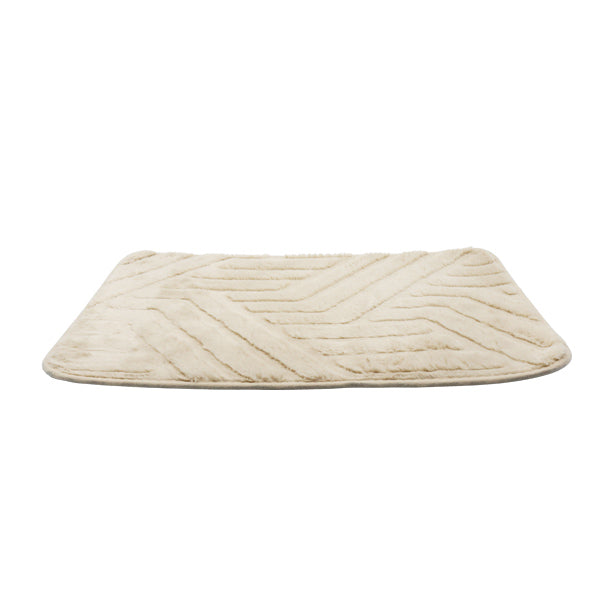 Alfombra para baño beige