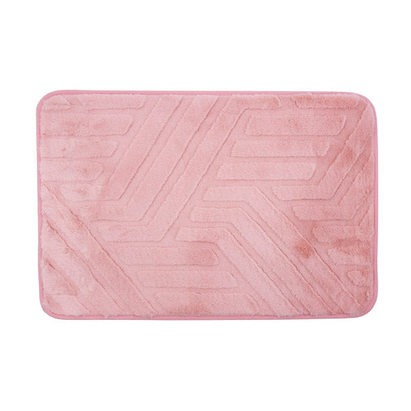 Alfombra para baño rosa