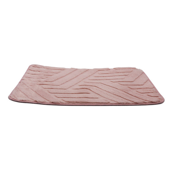 Alfombra para baño rosa