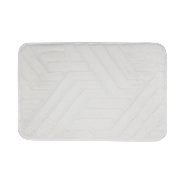Alfombra para baño blanca