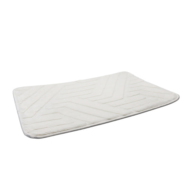 Alfombra para baño blanca