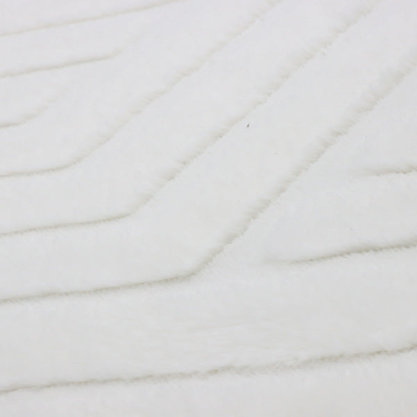 Alfombra para baño blanca