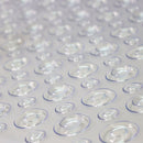 Alfombra para baño transparente