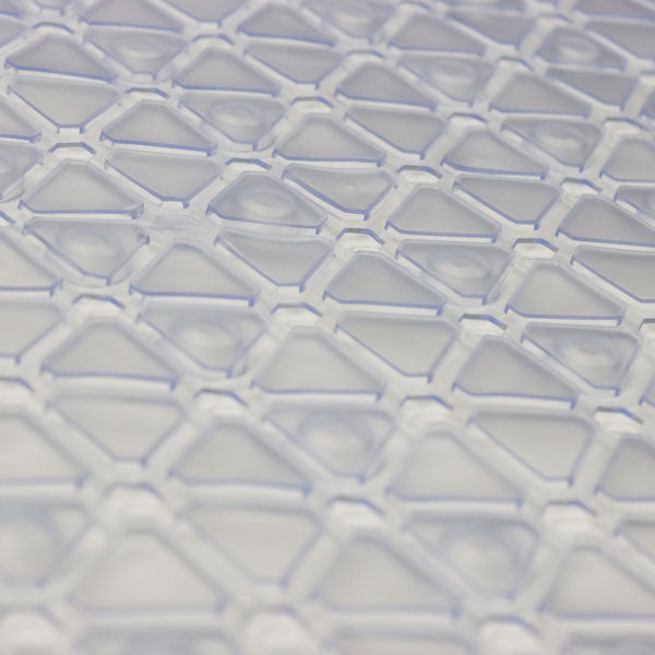 Alfombra para baño transparente