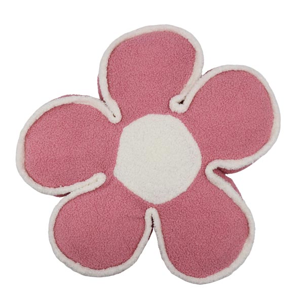 Cojín flor rosa