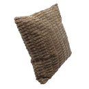 Cojín decorativo café