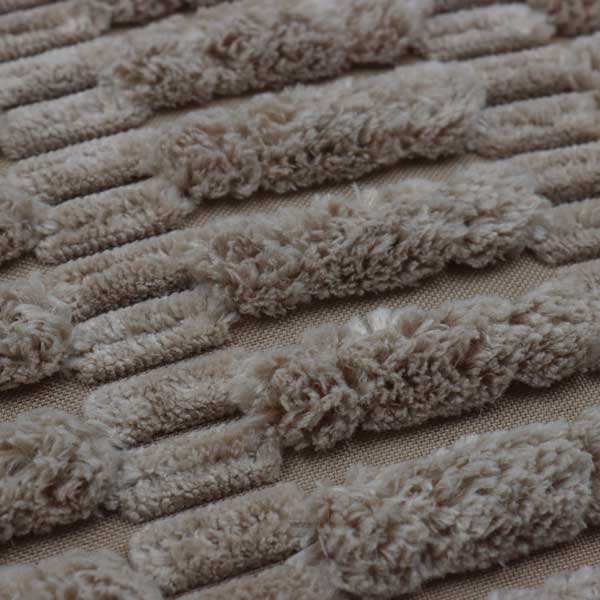 Cojín decorativo café