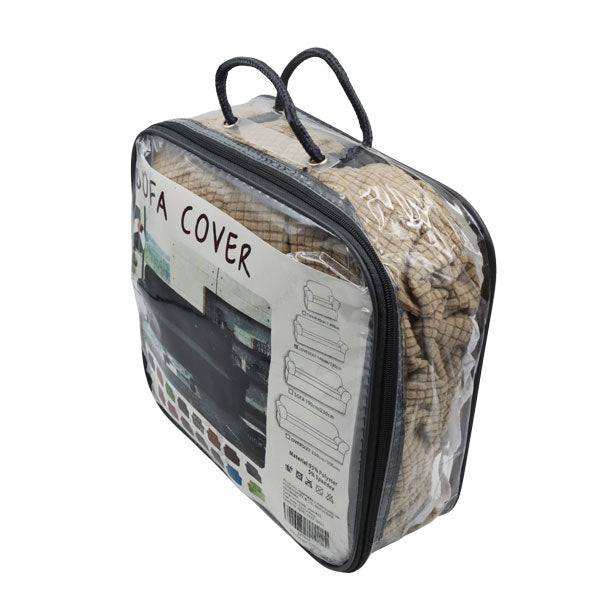 Cobertor para sofá 2 plazas beige