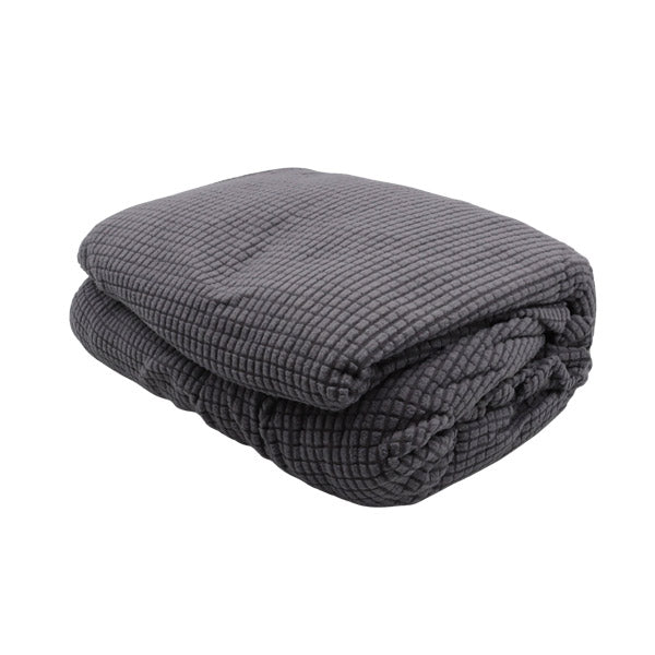 Cobertor para sofá 2 plazas gris