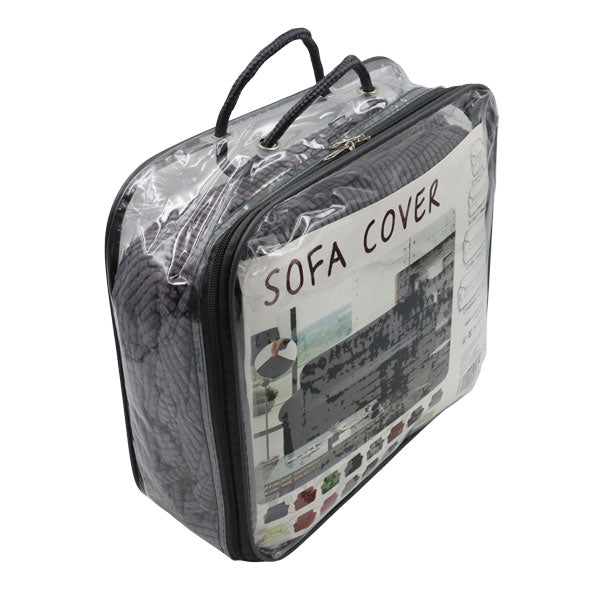 Cobertor para sofá 2 plazas gris