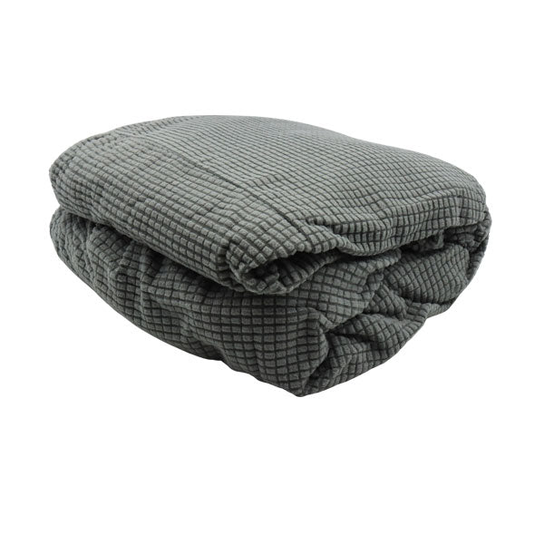 Cobertor para sofá 2 plazas gris